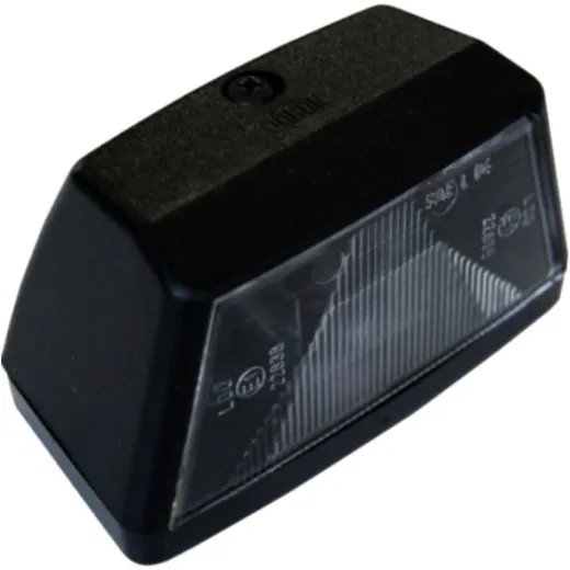 Number plate light anh glass