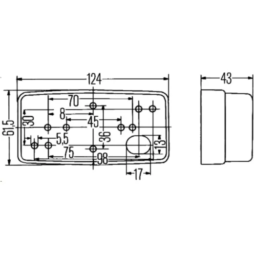 Clearance light 2PS004361001