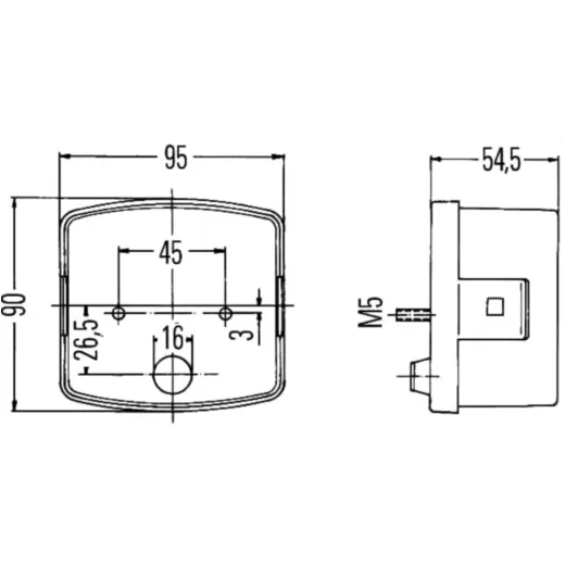 Bremslicht Blinker Heckleuchte links 2SD002776231