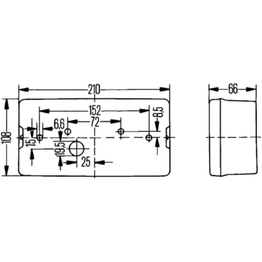 Bremslicht Blinker Heckleuchte links 2SD006040031
