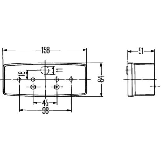Bremslicht Blinker Heckleuchte rechts 2SE003184101