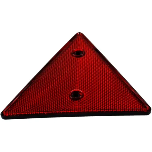 Triangular reflector red