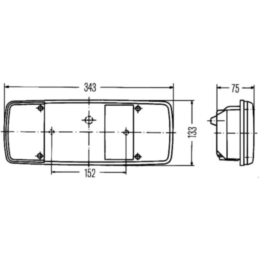 Bremslicht Blinker Heckleuchte links 2SK003567331