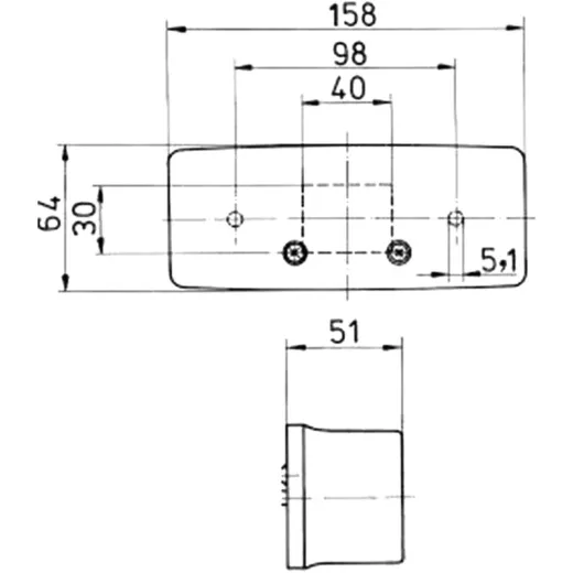 Anhängerleuchte 3 Kammer JOK 10050