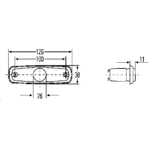 Sidelight Bulbs Side Marker Light 2PS962964031