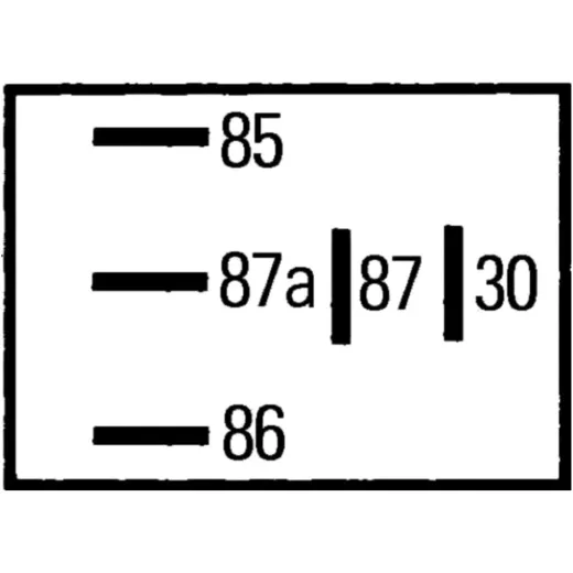 Hella changeover relay 5-pin