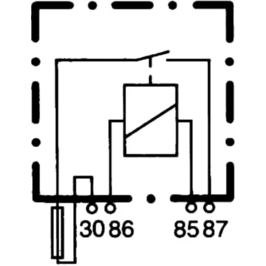 Arbeitsstromrelais 12V
