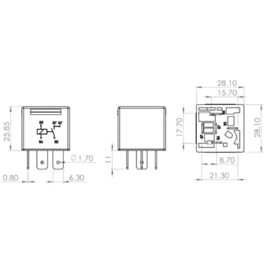 Relay 12v 30a