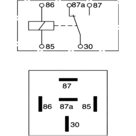 Wechslerrelais 24V 20A