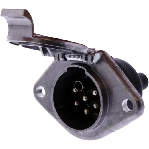 Socket 7-pole aluminium 24V 001020017