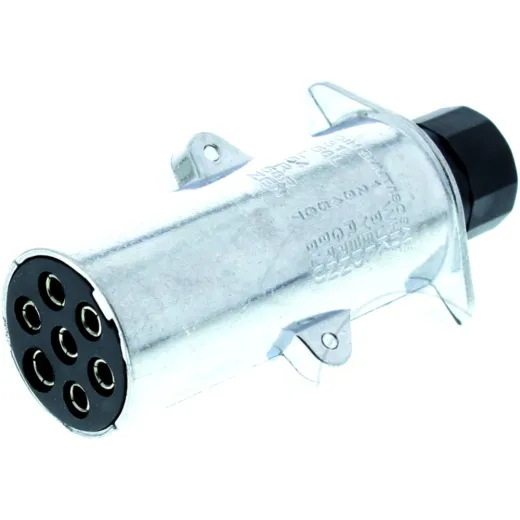 Plug 7pin aluminium 24v