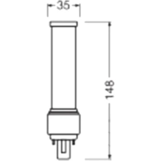 LED DULUX D13EM 6W/830