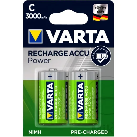 Akku-Gerätebatterie Baby Ni-MH Varta