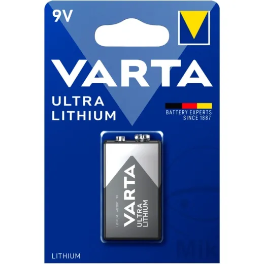 Gerätebatterie 9V Block Varta 06122301401
