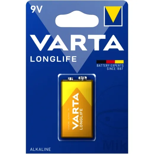 Battery alkaline 9v longl ex