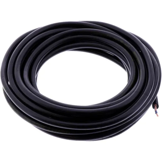 Cable h03vv-for 2x0.75 black