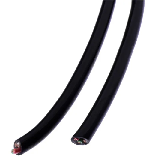 Kabel H03VV-für 4X0.75 schwarz
