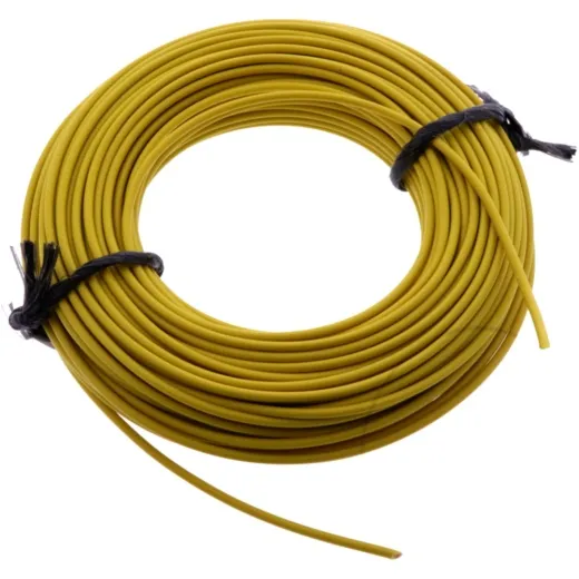 Kabel Fly 0.75 gelb JMP Packung 25M