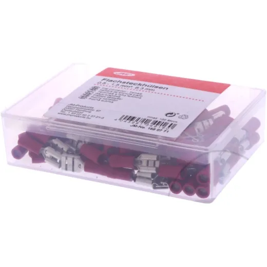 Flachsteckhülse 0.5-1.5 6.3mm JMP