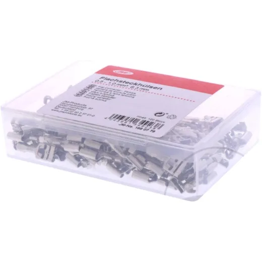 Flachsteckhülse 0.5-1.0 6.3mm JMP