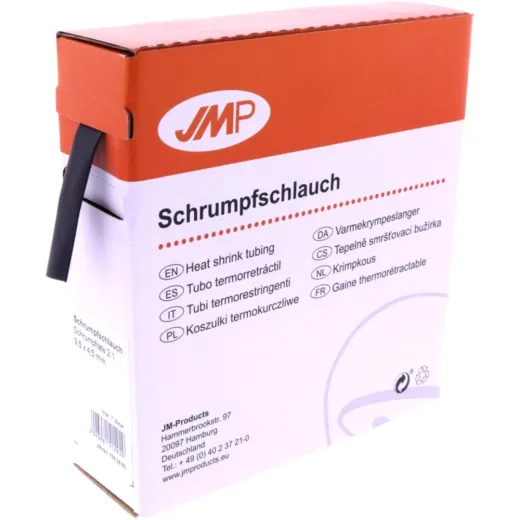 Schrumpfschlauch 9.5 mm JMP Packung 7M Schrumpfrate 2:1