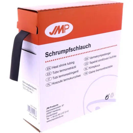 Schrumpfschlauch 12.5 mm JMP Packung 6M Schrumpfrate 2:1