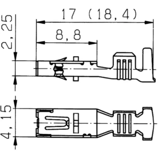 FLACHSTECKH SLK2.8 ELA