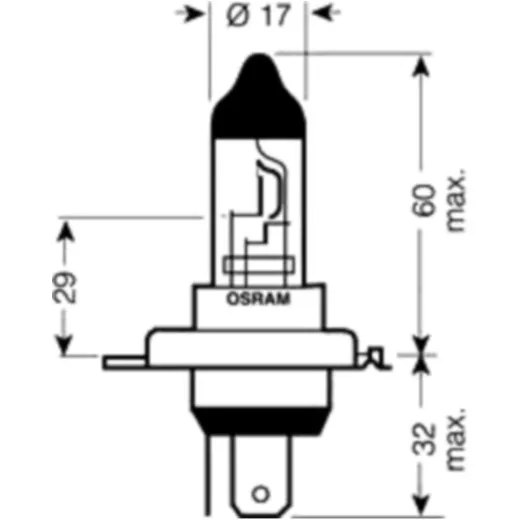 Bulb H4 24V70W