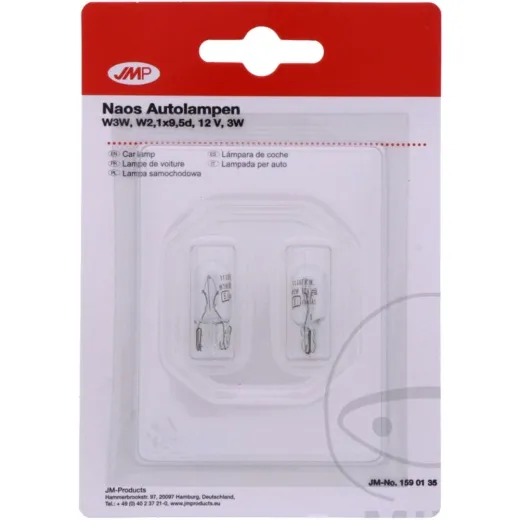 Bulb 12v3w w2.1x9.5d jmp