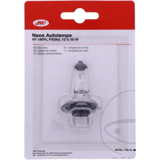 Bulb 12v55w h7+90% jmp