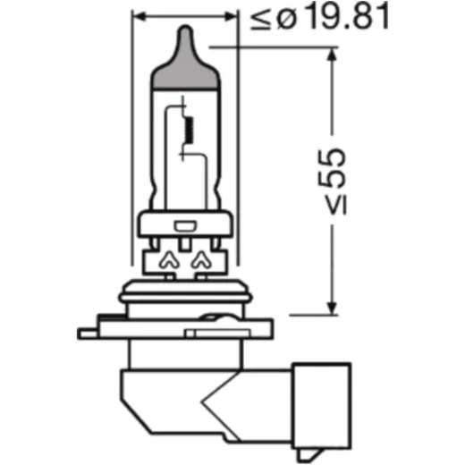 Lampe HB4 12V51W Duobox Osram
