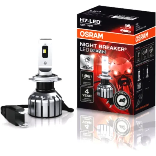 Lampe Night Breaker LED Motorrad LED/H7 GEN 2