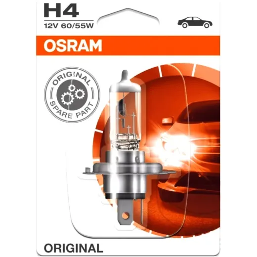 BULB H4 12V60/55W SINGLE BLISTER PACK