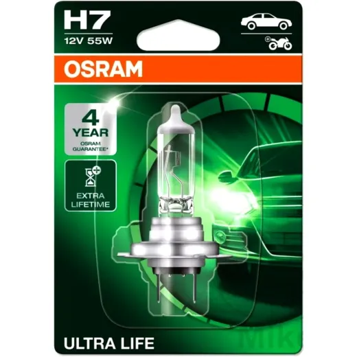 BULB H7 12V55W SINGLE BLISTER PACK OSRAM