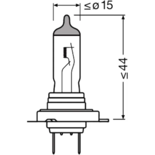 Lampe H7 12V55W 1 Blister Osram Night Breaker Silver
