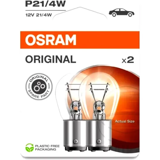 BULB 12V21/4W BAZ15D OSRAM