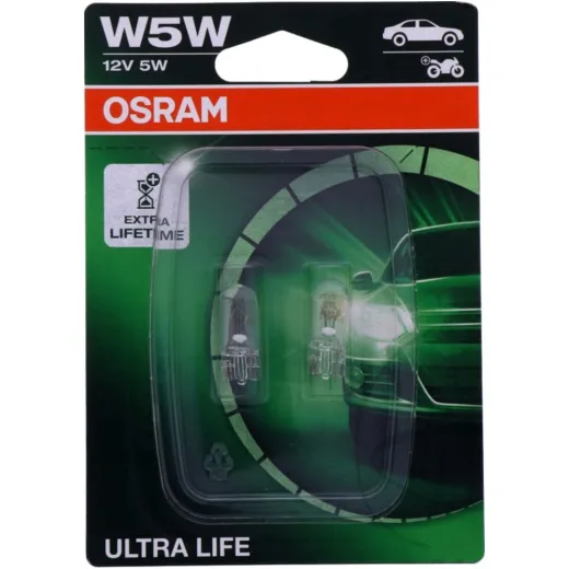 Bulb 12v5w w2.1x9.5d 2825ULT02B