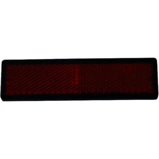 Reflector / cats eye angular red