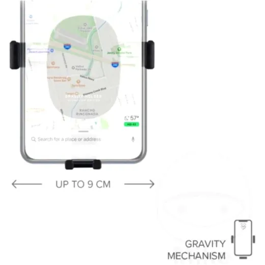 KFZ-Halterung Universal SBS für Lüftungsgitter GRAVITY