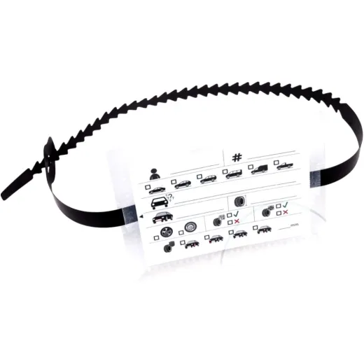 ERSATZSCHLAUFEN 110CM schwarz für RADAUFHAENGER PACK50ST
