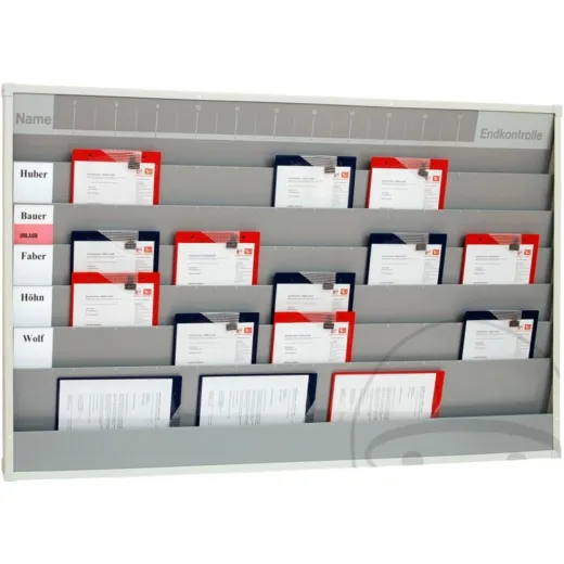 KFZ-PLANTAFEL A4 6 SCHIEN 1580 X 900 X 76 mm