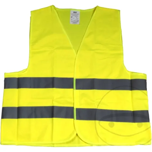 High vis safety vest yellow