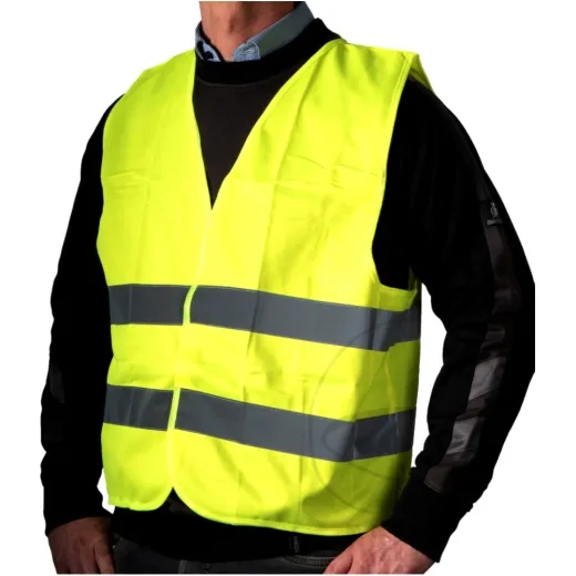 High vis safety vest yellow
