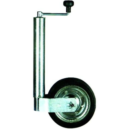 Jockey wheel assy solid rubber wheel