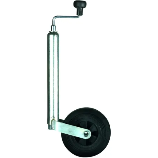 StützWheel voll Rubber galvanised