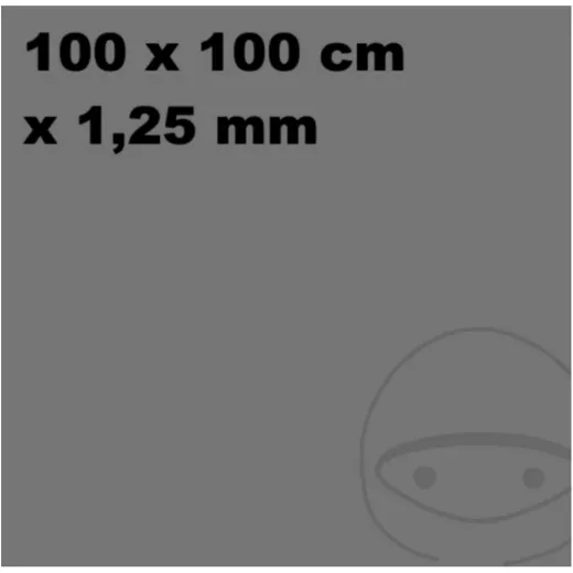 Metal sheet 1000x1000x1.25