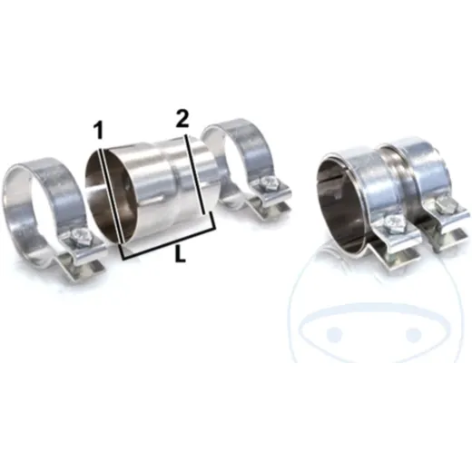 Pipe connector 55/70/90mm