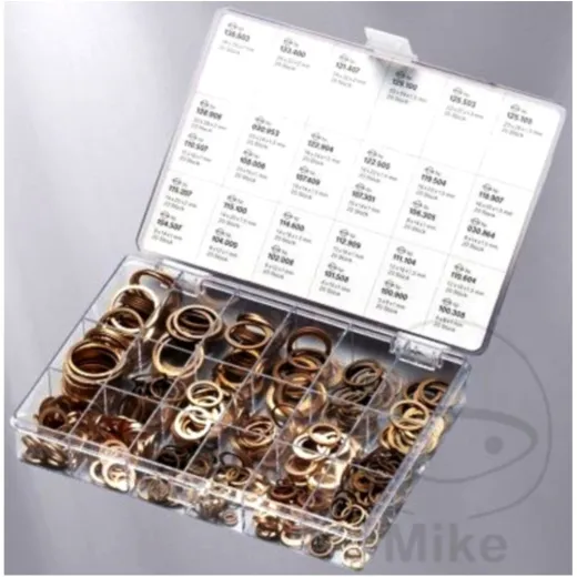 SEALING RING ASSORTMENT COPPER ID