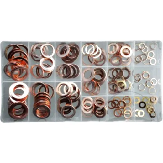 Assorted copper washers 9000