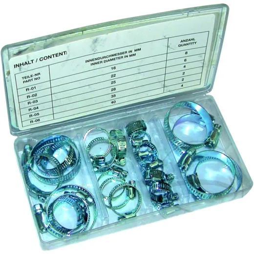 Jubilee clip hose clamps